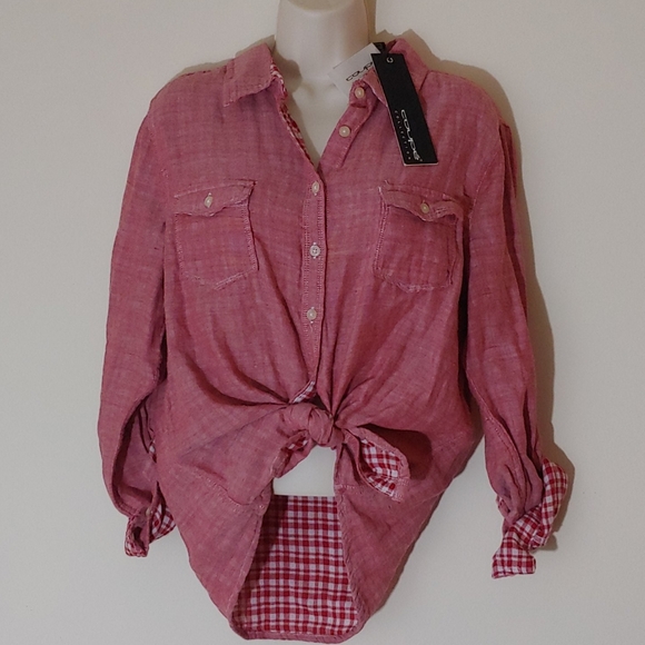 Coupe Collection XL Cotton Button Down Shirt NWT - Picture 2 of 5